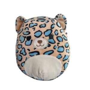 Squishmallow Liv the Teal Leopard Plush 8" Super Soft Plush Cat Stuffed Animal